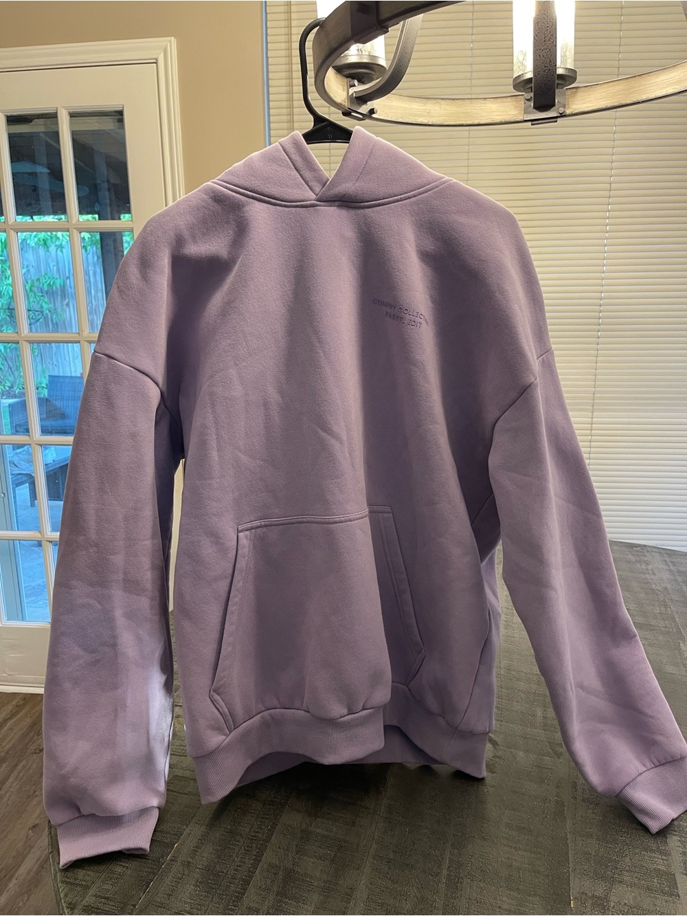 Comfrt Pastel Collection Hoodie Lavender, Size XL